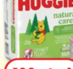 Familiprix Huggies Natural Care sensitive skin & fragrance free baby wipes 3x56un offer
