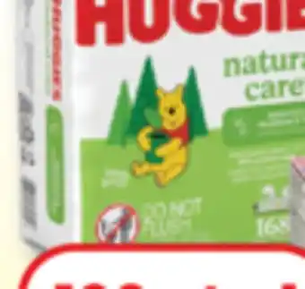 Familiprix Huggies Natural Care sensitive skin & fragrance free baby wipes 3x56un offer