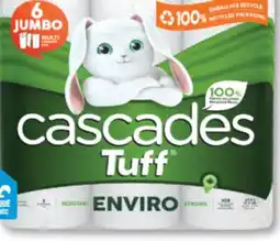 Familiprix CASCADES, Tuff Enviro Paper towels 6 jumbo rolls offer