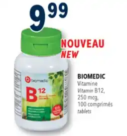 Familiprix BIOMEDIC, Vitamin B12, 250 mcg offer