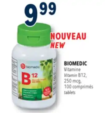 Familiprix BIOMEDIC, Vitamin B12, 250 mcg offer