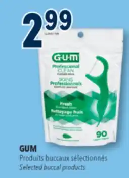 Familiprix GUM, Selected buccal products offer
