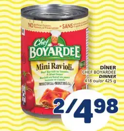 Marché Bonichoix CHEF BOYARDEE DINNER offer