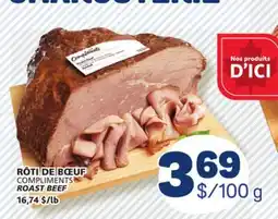 Marché Bonichoix COMPLIMENTS ROAST BEEF offer