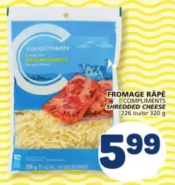 Marché Bonichoix COMPLIMENTS SHREDDED CHEESE offer