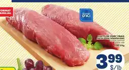 Marché Bonichoix FRESH PORK TENDERLOINS offer
