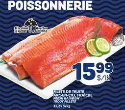 Marché Bonichoix FRESH RAINBOW TROUT FILLETS offer