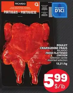 Marché Bonichoix RICARDO FRESH FLATTENED CHICKEN offer
