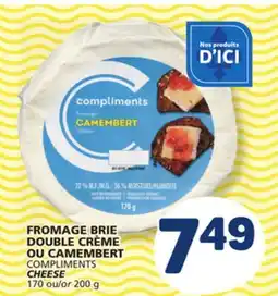 Marché Bonichoix COMPLIMENTS CHEESE offer