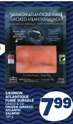 Marché Bonichoix VASCO & CO FROZEN SMOKED ATLANTIC SALMON offer
