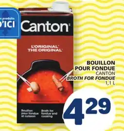 Marché Bonichoix CANTON BROTH FONDUE BROTH FOR FONDUE offer