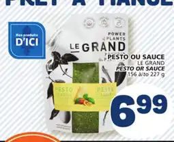 Marché Bonichoix LE LE GRAND PESTO OR SAUCE offer