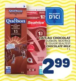 Marché Bonichoix QUÉBON, BEATRICE OR SEALTEST CHOCOLATE MILK offer