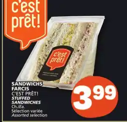 Marché Bonichoix C'EST PRÊT! STUFFED SANDWICHES offer