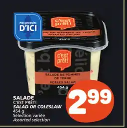 Marché Bonichoix C'EST PRÊT! SALAD OR COLESLAW offer