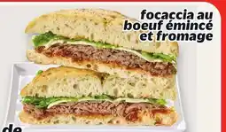 Metro FOCACCIA AU BOEUF ÉMINCÉ ET FROMAGE offer