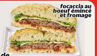 Metro FOCACCIA AU BOEUF ÉMINCÉ ET FROMAGE offer