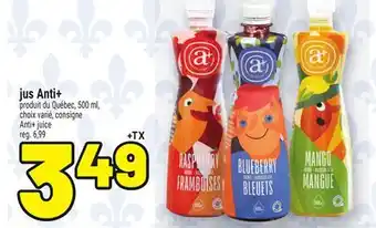 Metro JUS ANTI+ | ANTI+ JUICE offer
