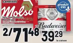 Metro BIÈRE LABATT BUDWEISER, MOLSON EXPORT | BEER offer