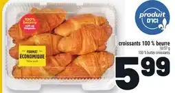 Metro CROISSANTS 100 % BEURRE | 100 % BUTTER CROISSANTS offer