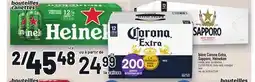 Metro BIÈRE CORONA EXTRA, SAPPORO, HEINEKEN | BEER offer