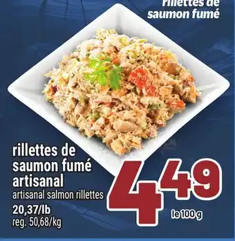 Metro RILLETTES DE SAUMON FUMÉ ARTISANAL | ARTISANAL SALMON RILLETTES offer