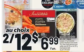 Metro COQUILLE AUX FRUITS DE MER-REPAS | MEAL-SEAFOOD SHELL offer