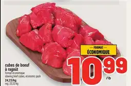 Metro CUBES DE BOEUF À RAGOÛT STEWING BEEF CUBES offer
