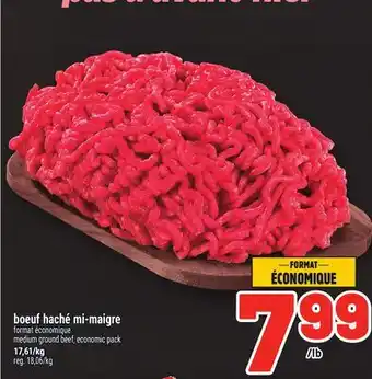 Metro BOEUF HACHÉ MI-MAIGRE | MEDIUM GROUND BEEF offer
