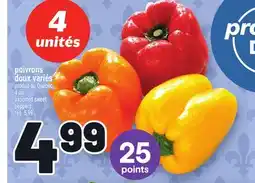 Metro POIVRONS DOUX VARIÉS | ASSORTED SWEET PEPPERS offer