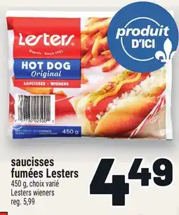 Metro SAUCISSES FUMÉES LESTERS | LESTERS WIENERS offer