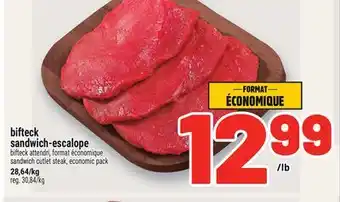 Metro BIFTECK SANDWICH-ESCALOPE | SANDWICH CUTLET STEAK offer