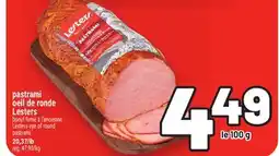 Metro PASTRAMI OEIL DE RONDE LESTERS | LESTERS EYE OF ROUND PASTRAMI offer