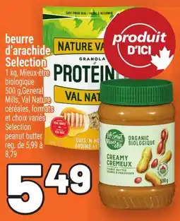 Metro BEURRE D'ARACHIDE SELECTION | SELECTION PEANUT BUTTER offer
