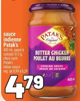 Metro SAUCE INDIENNE PATAK'S | PATAK'S INDIAN SAUCE offer