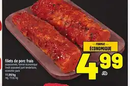 Metro FILETS DE PORC FRAIS | FRESH SEASONED PORK TENDERLOINS offer