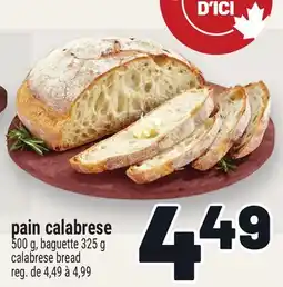 Metro PAIN CALABRESE | CALABRESE BREAD offer