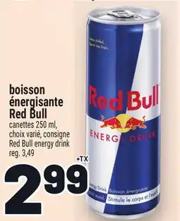Metro BOISSON ÉNERGISANTE RED BULL | RED BULL ENERGY DRINK offer