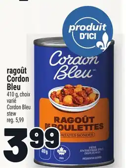 Metro RAGOÛT CORDON BLEU | CORDON BLEU STEW offer