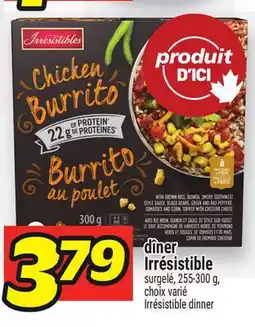 Metro DÎNER IRRÉSISTIBLE | IRRÉSISTIBLE DINNER offer