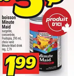 Metro BOISSON MINUTE MAID | MINUTE MAID DRINK offer
