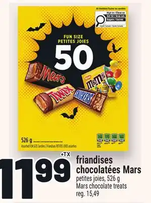 Metro FRIANDISES CHOCOLATÉES MARS | MARS CHOCOLATE TREATS offer