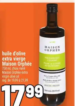 Metro ORPHÉE EXTRA VIRGIN OLIVE OIL offer