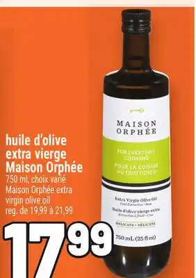 Metro ORPHÉE EXTRA VIRGIN OLIVE OIL offer