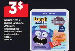 Maxi TROUSSES-REPAS OU STACKERS LUNCHMATE SCHNEIDERS | LUNCH KITS OR STACKERS, 75-105 G offer