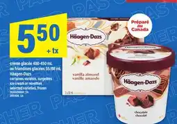 Maxi CRÈME GLACÉE 400-450 ML OU FRIANDISES GLACÉES 55/88 ML HÄAGEN-DAZS offer
