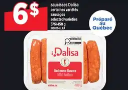 Maxi SAUCISSES DALISA | SAUSAGES, 375/450 g offer