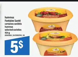 Maxi HUMMUS FONTAINE SANTÉ, 454 g offer