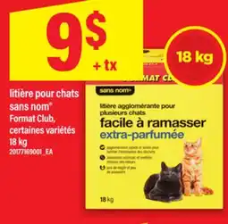 Maxi LITIÈRE POUR CHATS SANS NOM , 18 KG offer
