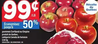 Maxi POMMES CORTLAND OU EMPIRE offer